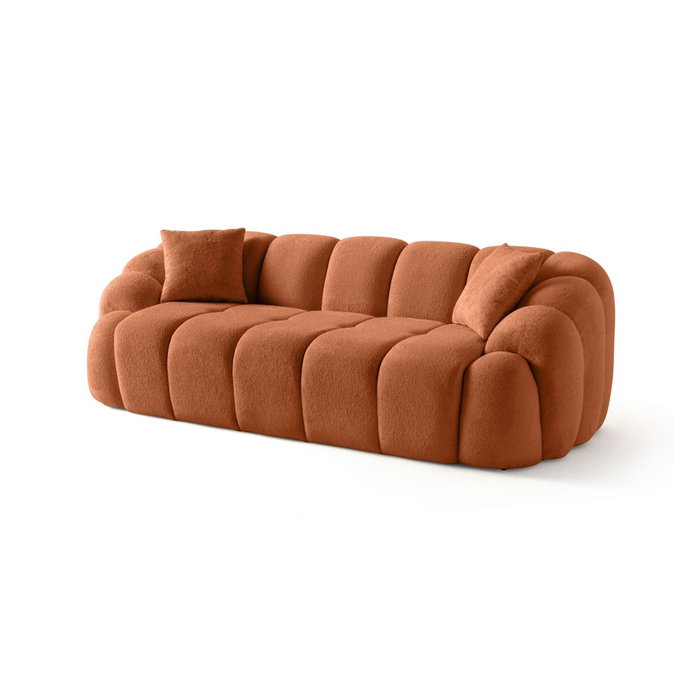 Atelier Del Sofa Octavio - Sofá de 3 plazas Rojo teja
